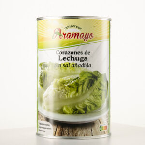 Corazones de lechuga sin sal lata 5 kilos